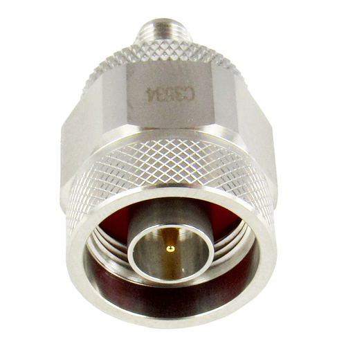 C3534 SMA Female to N Male Adapter 11Ghz VSWR 1.15 S Steel