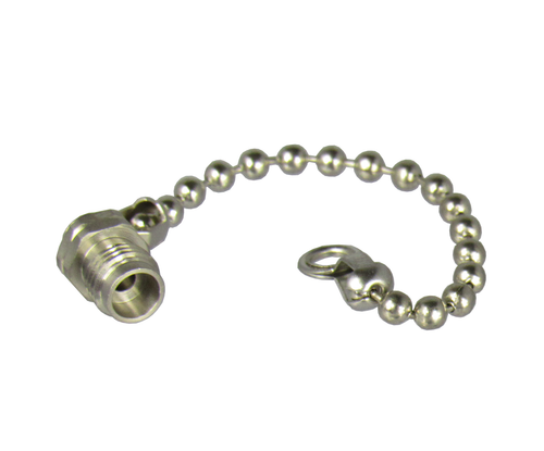 C4894 2.4/Female Dust Cap with Chain Centric RF