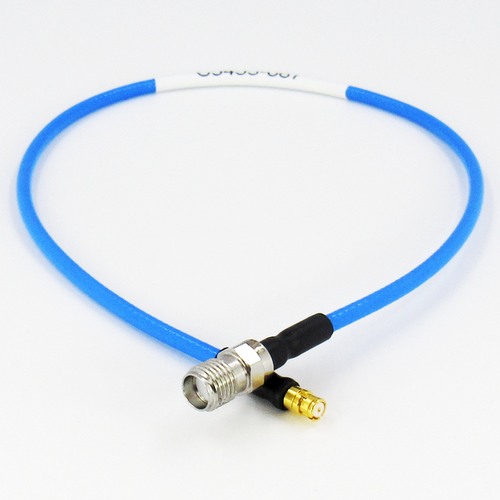 C5455-087-XX Custom Cable SMA Female to SMP Female CRF086MF Flexible 12GHz Centric RF