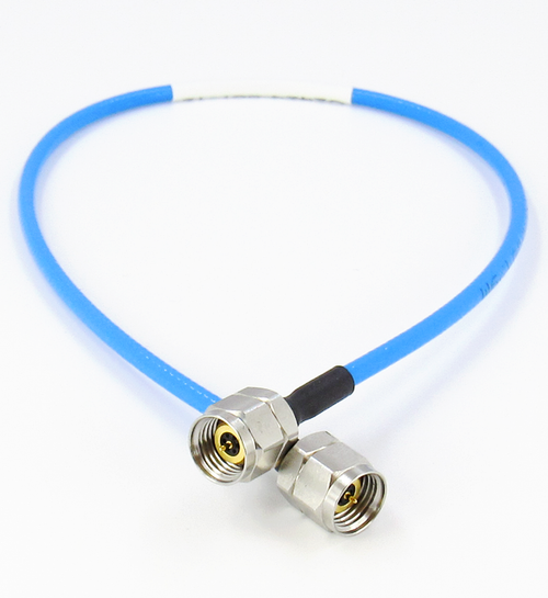 C2424-087-XX Custom Cable 2.4/Male to 2.4/Male CRF086MF Flexible 50 Ghz Centric RF