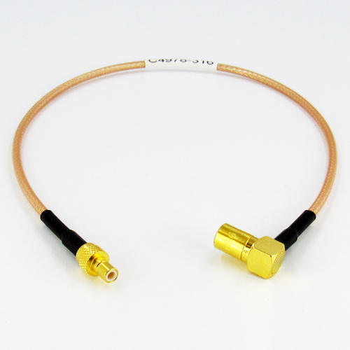 C4978-316-XX Custom Cable SMB/Jack to SMB/Plug Right Angle RG316 3Ghz Centric RF