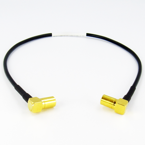 C7878-174-XX Custom Cable SMB/Plug Right Angle to SMB/Plug Right Angle RG174 3ghz Centric RF