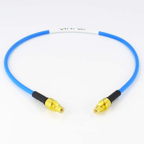 C4747-087-XX Custom Cable SMC/Jack to SMC/Jack CRF086MF Flexible 6Ghz Centric RF