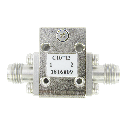 CI0712 Isolator SMA Female 7-12Ghz VSWR 1.3 10Watts