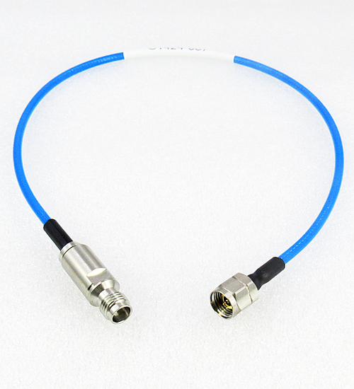 C1424-087-XX Custom Cable 2.4/Male to 2.4/Female CRF086MF Flexible 50Ghz Centric RF