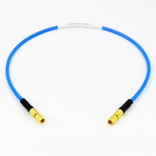 C6666-087-XX Custom Cable SSMC/Plug to SSMC/Plug CRF086MF Flexible Centric RF