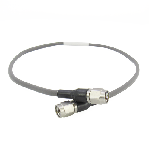 C548-110-18 Cable 2.92mm 40ghz VSWR 1.3 Max 18in Flexible Low Loss Phase Stable over Temp/Flex