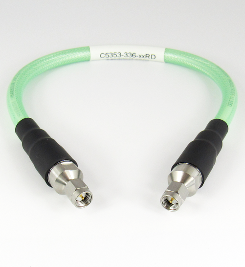 C5353-336-XXRD Custom SMA/Male to SMA/Male Low Profile LL335i Low Loss Phase Stable Cable 18Ghz Centric RF