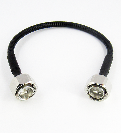 C4343-050-XX 4.3/10 Male to 4.3/10 Male .250 Superflexible Corrugated Low PIM Custom Cable Assembly Centric RF
