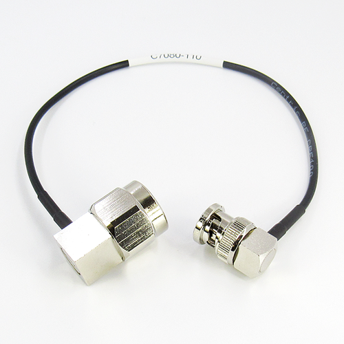 C7080-110-XX Custom Cable BNC/Male Right Angle to N/Male Right Angle CRF100 1.5 Ghz Centric RF