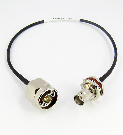 C5062-110-XX Custom Cable BNC/Female Bulkhead to N/Male CRF100 2Ghz Centric RF