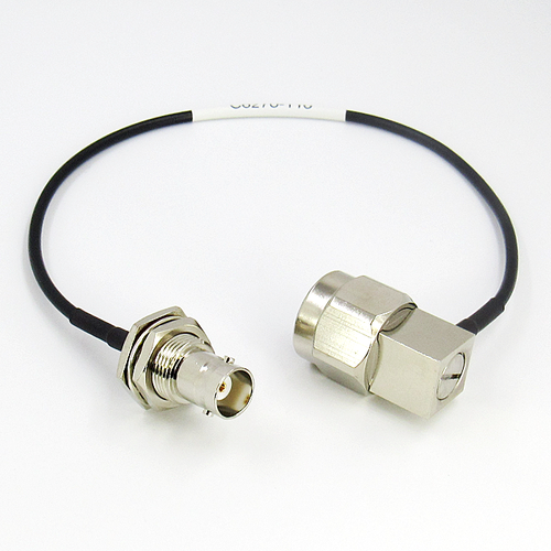 C6270-110-XX Custom Cable BNC/Female Bulkhead to N/Male Right Angle CRF100 2Ghz Centric RF