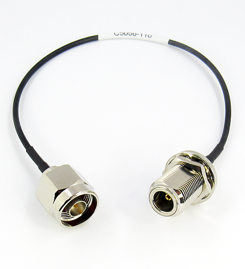 C5056-110-XX Custom Cable N/Male to N/Female Bulkhead CRF100 3ghz Centric RF