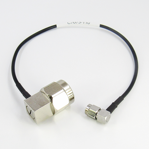 C7073-110-XX Custom Cable N/Male Right Angle to SMA/Male Right Angle CRF100 2GHz Centric RF