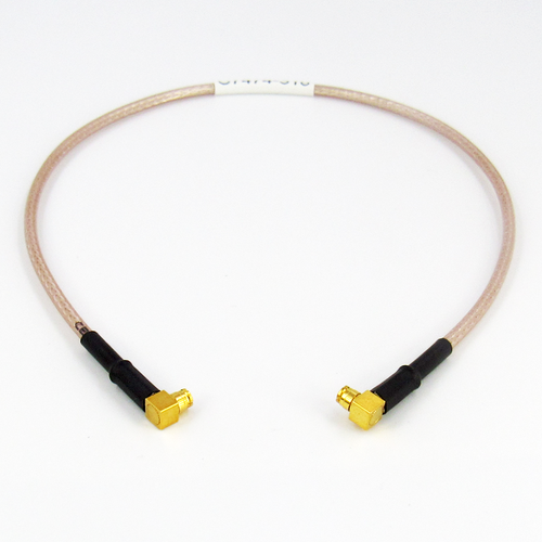 C7474-316-XX Custom Cable SMP/Female Right Angle to SMP/Female Right Angle RG316 3Ghz Centric RF