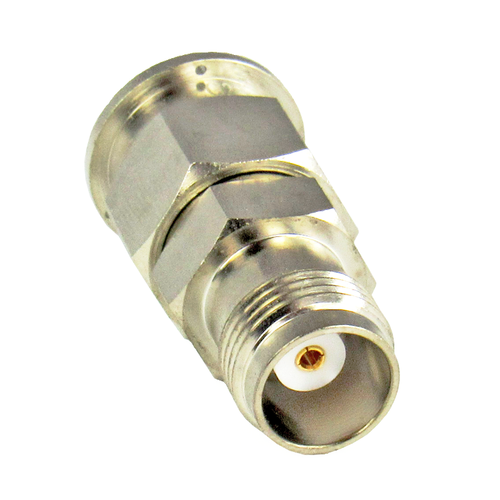 C2552  TNC Adapter 11Ghz Male to Female  VSWR 1.3 Ni Plated Brass
