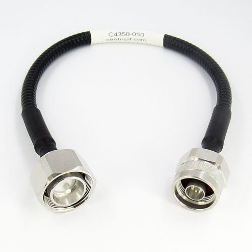 C4350-050-XX Custom Cable 4.3/10 Male to N/Male .250 Superflexible Corrugated Low PIM 160 dBc 3Ghz Centric RF