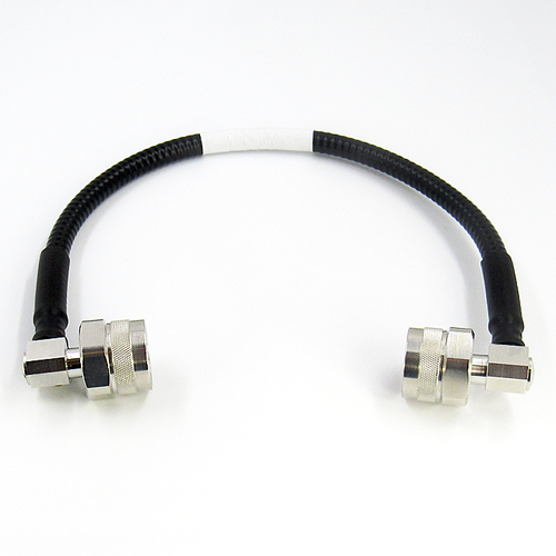 C7070-050-XX Custom Cable N/Male Right Angle to Right Angle .250 Superflexible Corrugated Low PIM Centric RF