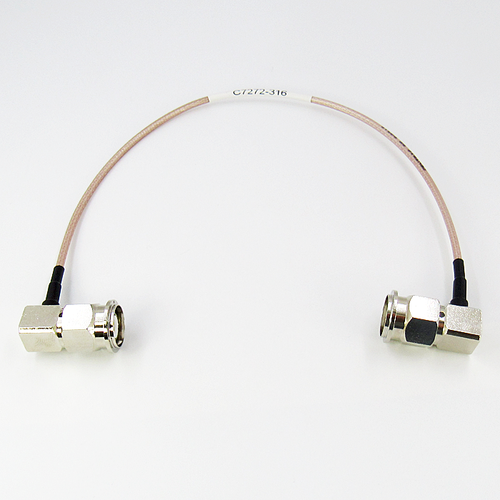 C7272-316-XX Custom Cable TNC/Male Right Angle to TNC/Male Right Angle RG316 2ghz Centric RF