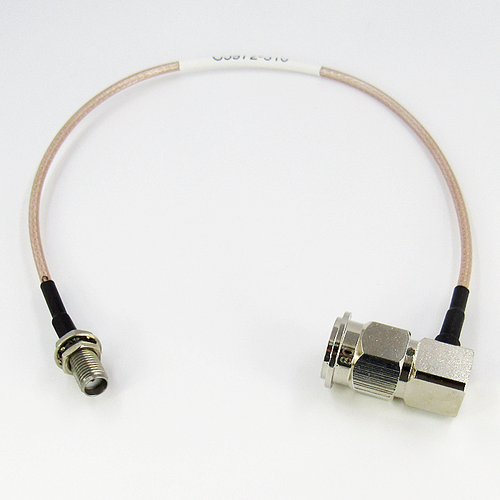 Custom Cable SMA/Female Bulkhead to TNC/Male Right Angle RG316 3Ghz Centric RF