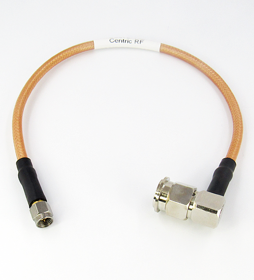 C5372-142-XX Custom Cable SMA/Male to TNC/Male Right Angle RG142 6Ghz Centric RF