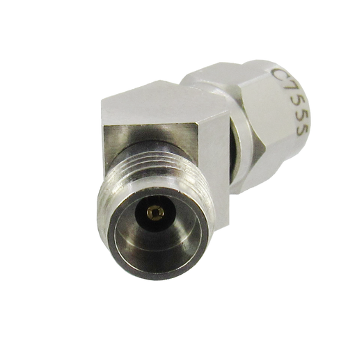C7555 2.4mm M/F 45 Degree Angle Adapter VSWR 1.25 50Ghz