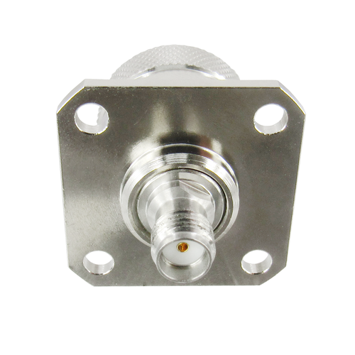 C3693 SMA Female to N Male Flange Adapter 18Ghz VSWR 1.25
