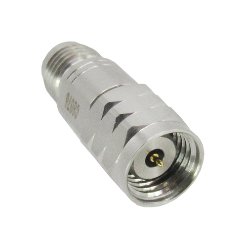 C8076 1.85mm Adapter Male to Female VSWR 1.3 Max  67Ghz