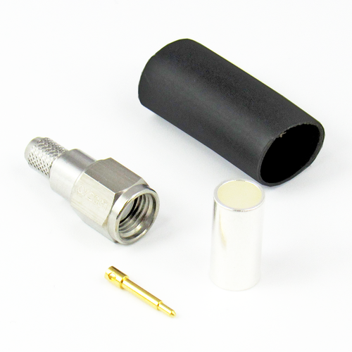 CX2001 SMA/Male Crimp/Solder Connector for LMR200 Centric RF