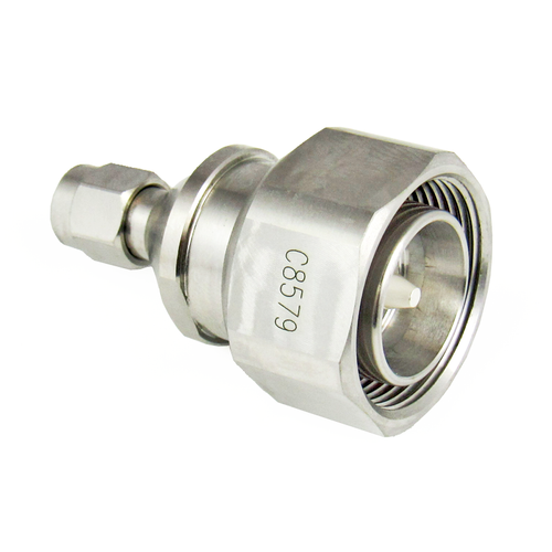 4.3/10 DIN Male - QMA Male Right Angle Semi-Flexible Cable Assemblies