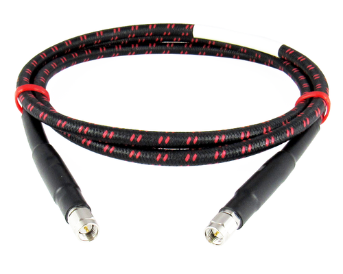 C580-094-60B Armored SMA Test Cable Assembly 18Ghz