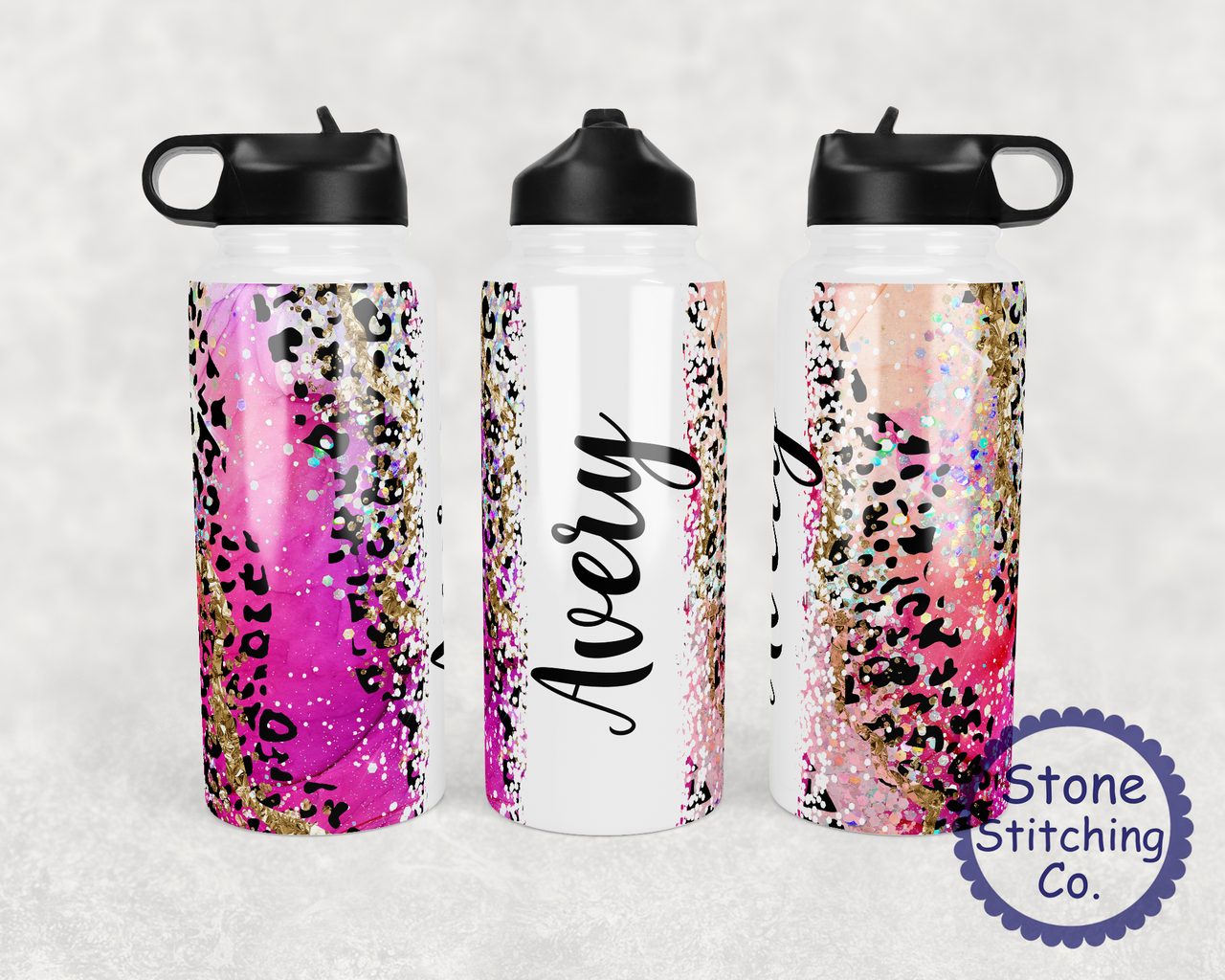 Stealth Leopard FIP Shaker/Water Bottle – Flex it Pink