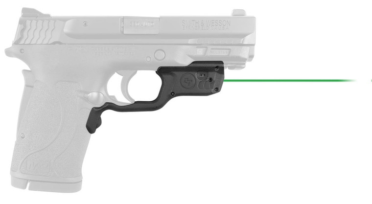 Crimson Trace LG459G Laserguard  5mW Green Laser with 532nM Wavelength & Black Finish for 22 S&W M&P Compact, 380/9 M&P Shield EZ - 850002469431