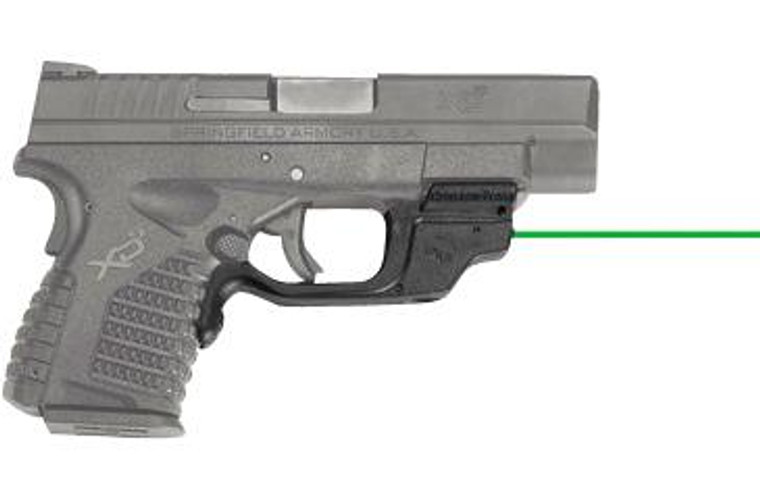 Crimson Trace 0101820 Laserguard  5mW Green Laser with 532nM Wavelength & Black Finish for Springfield Hellcat - 850013143771