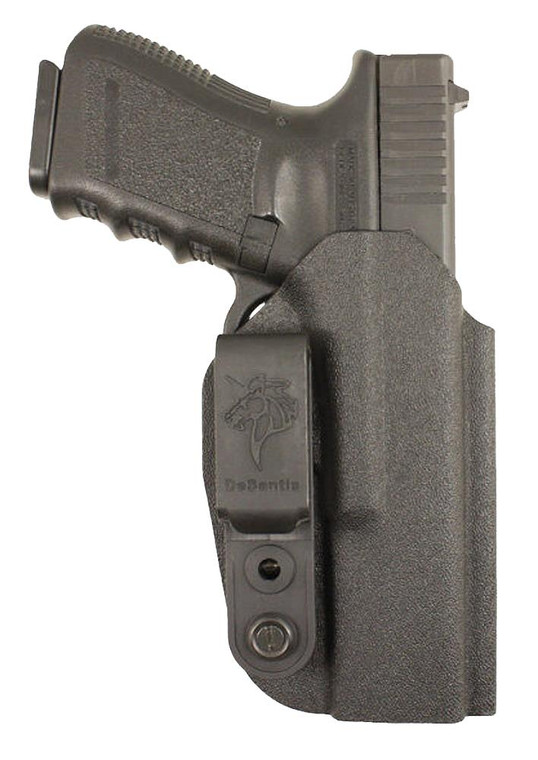 DeSantis Gunhide 137KJ0CZ0 Slim-Tuk  IWB Black Kydex Belt Clip Fits Glock 43 w/Streamlight TLR6 Right Hand - 792695342472