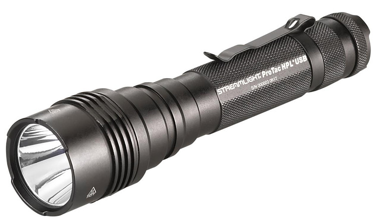 Streamlight 88076 ProTac HPL USB Black Anodized Aluminum White LED 65/400/1000 Lumens 374 Meters Range - 080926880764