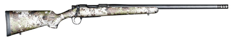 Christensen Arms 8010628000 Ridgeline FFT 6.5 PRC 3+1 20" Carbon Fiber/Threaded Barrel, Black Nitride, Sitka Subalpine Camo Stock - 696528092544