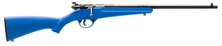 Savage Arms 13785 Rascal  22 LR Caliber with 1rd Capacity, 16.12" Barrel, Blued Metal Finish & Blue Synthetic Stock Right Hand (Youth) - 062654137853