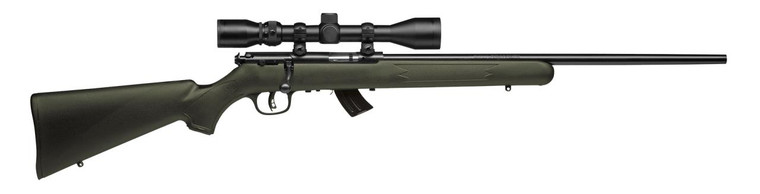 Savage Arms 26721 Mark II FXP 22 LR Caliber with 5+1 Capacity, 21" Barrel, Matte Blued Metal Finish & OD Green Synthetic Stock Right Hand (Full Size) Includes 3-9x40mm Scope - 062654267215