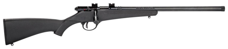 Savage Arms 13834 Rascal FV-SR 22 LR Caliber with 1rd Capacity, 16.12" Threaded Barrel, Matte Blued Metal Finish & Matte Black Synthetic Stock Right Hand (Youth) - 062654138348