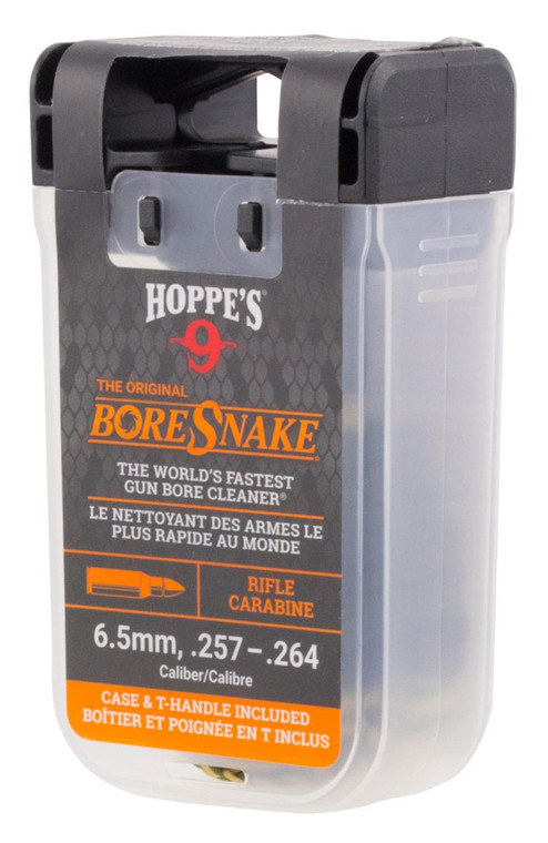 Hoppe's 24013D BoreSnake Den 6.5mm/ 257-264 Cal Rifles Integrated Bronze Brush - 026285001020