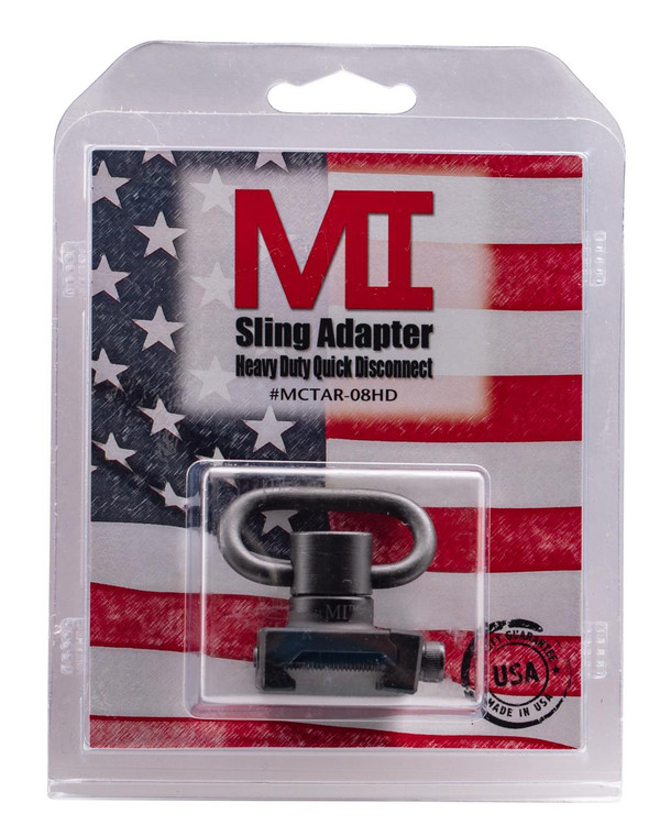 Midwest Industries MCTAR08HD Quick Detach  Front Sling Adapter HD Black Aluminum - 816537011880