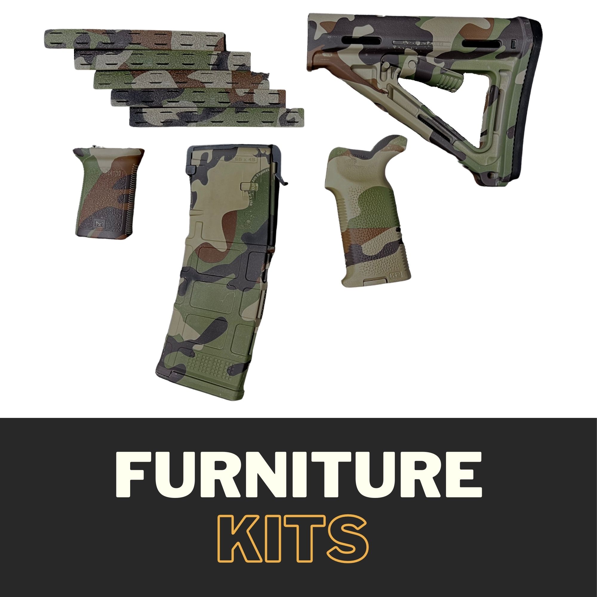 Ekho Ridge Firearms Furniture Kits by BCM, Magpul & JFE Joint Force Enterprises