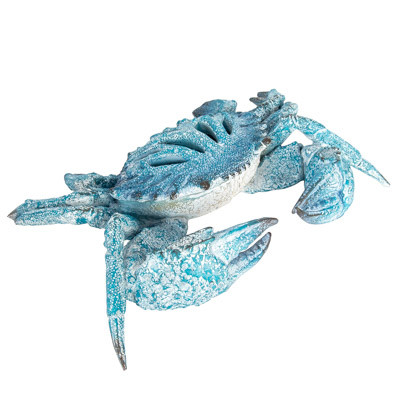 P/S CORAL CRAB WW-627-105 - Curious Cargo Home Decor