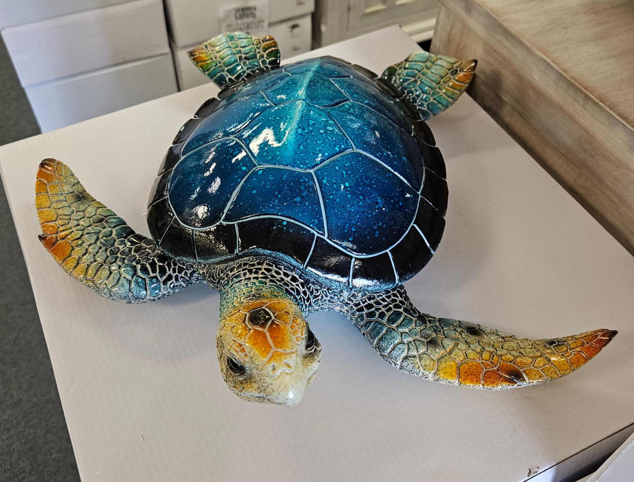 P/S TURTLE 15 3/4''L WW-311-105 - Curious Cargo Home Decor