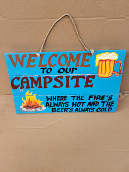 Campsite Pallet Sign N-1233-Camp-37
