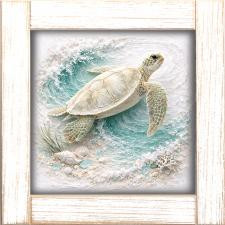 12x12 Sea Turtle Ocean Scene A-22-614-112