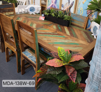 WW 7 PC DINING SET MDA-138W-69