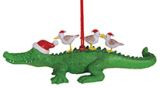 Gator w/Birds Ornament 873-21-116