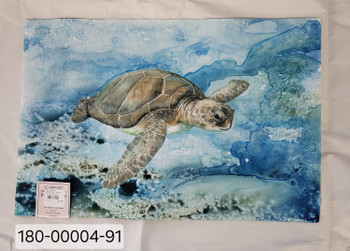 UNDERSEA TURTLE FAB PLACEMAT 180-00004-91